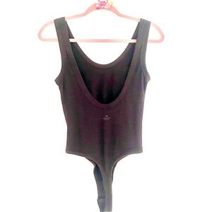 💕Alexander Wang Black Sleeveless Bodysuit SZ M
